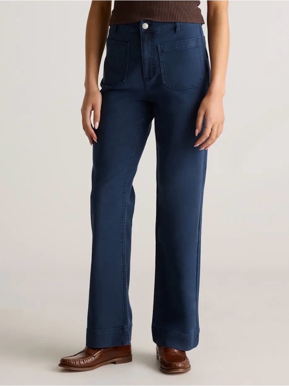 Quince Straight French Terry Jeans